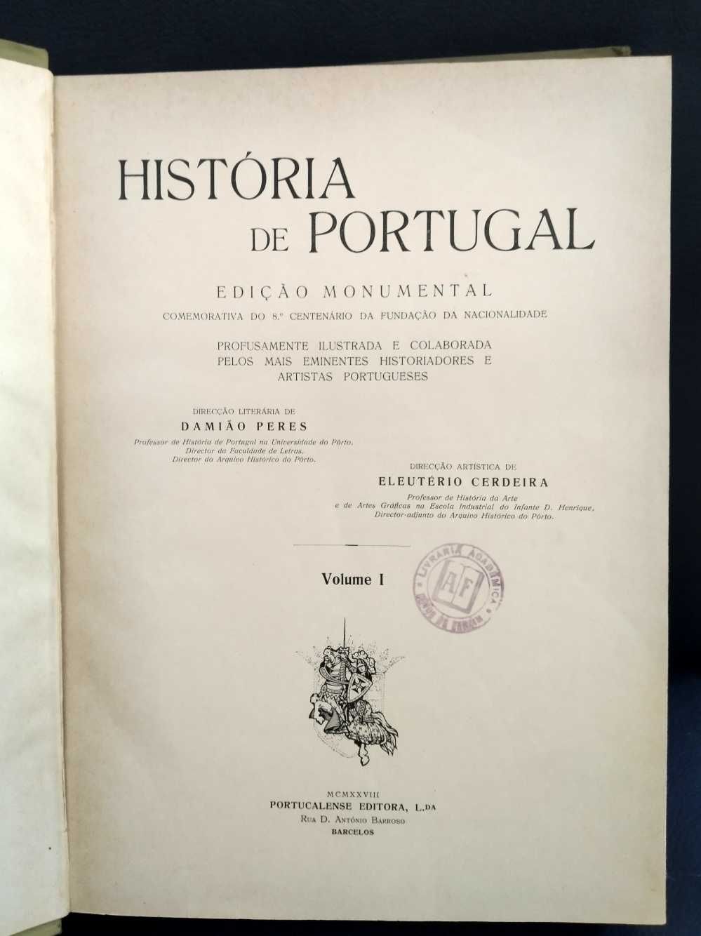 História de Portugal - Edição Monumental da Portucalense Editora