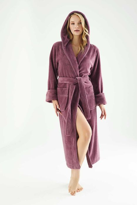 Женские халаты Nusa 6890 махра/бамбук