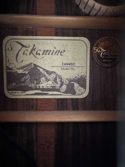 Takamine TAN45C Supernatural – Guitarra Eletroacústica Premium