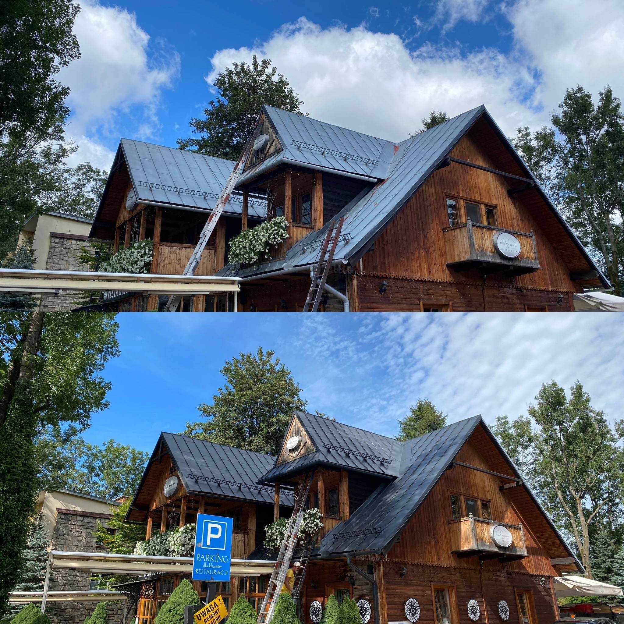 Malowanie Dachu / Malowanie Dachów / Mycie / Usługi wysokościowe