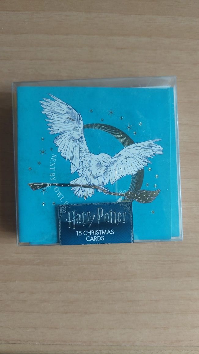 Postais Natal Harry Potter