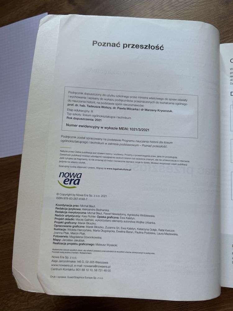 Podrecznik do historii poznać przeszłość 3 zakres podstawowy