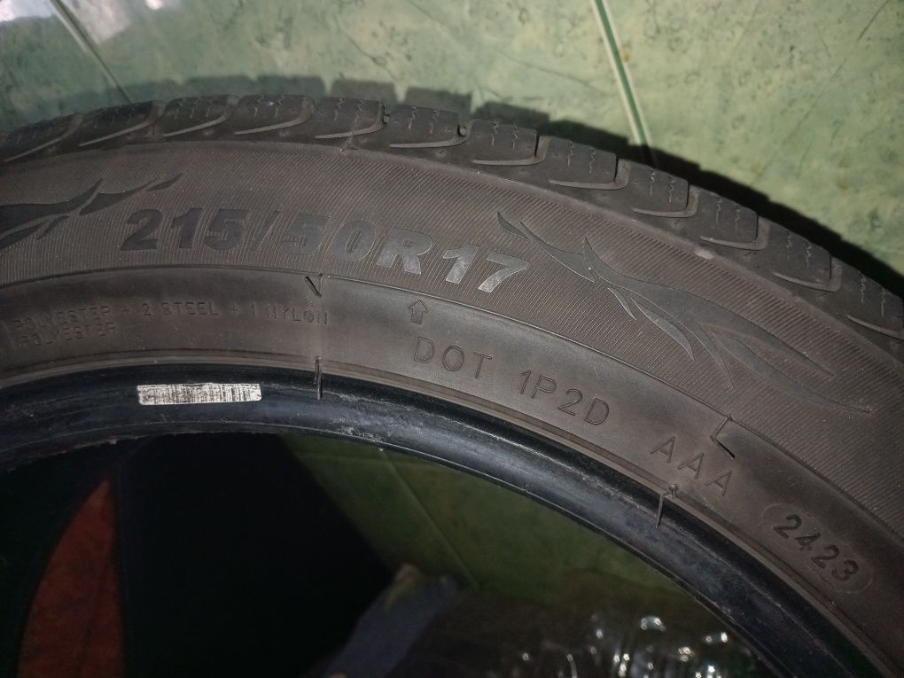 215/50/R17 2024 року ідельний стан  Powertrac Snowstar