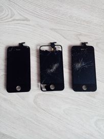 Trzy wyświetlacze iPhone 4
