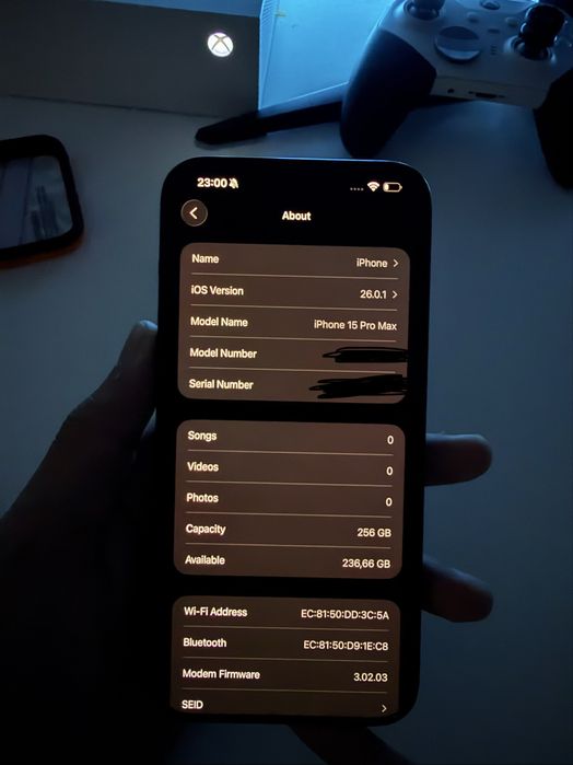 Iphone 15 pro max 256gb