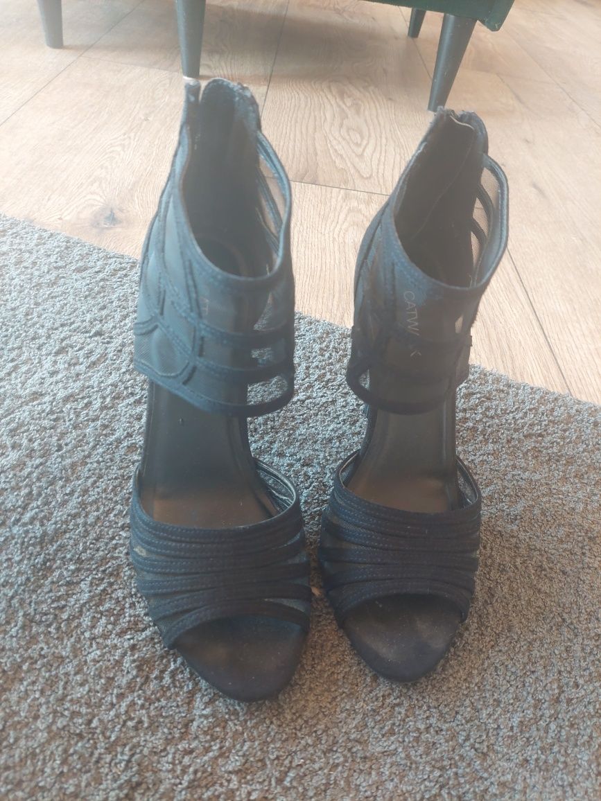 Buty damskie sandały szpilki 39