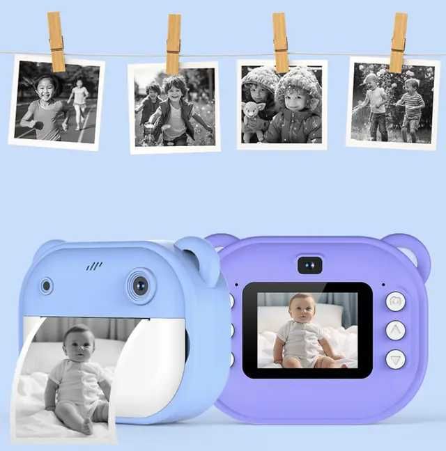 Детская  камера с печатью детский фотоаппарат моментальной печати фото