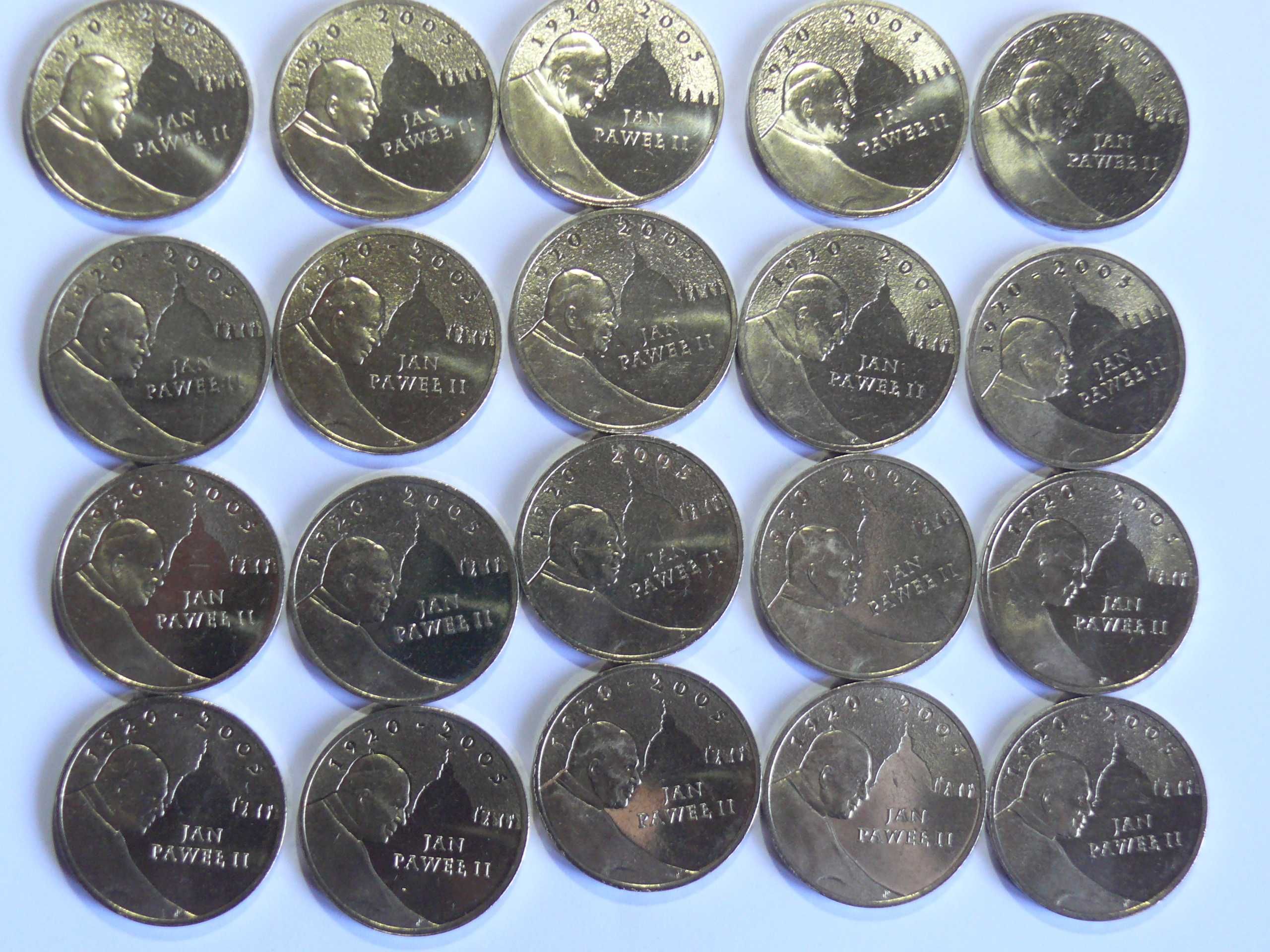 Monety 2zł Jan Paweł II