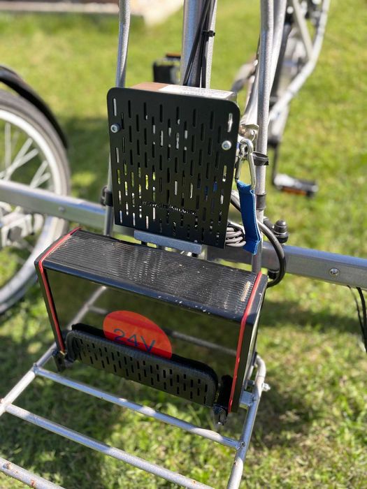 Rower elektryczny trzykołowy Draisin dla Seniora Inwalidzki Trójkołowy