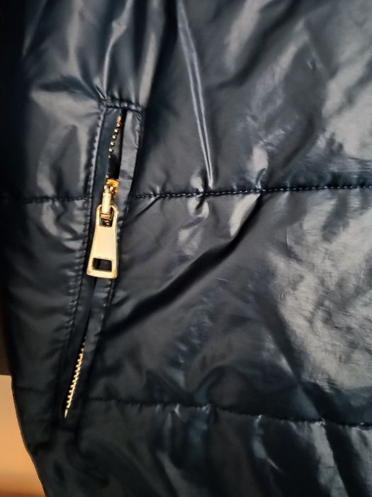 Kurtka zimowa kobalt oversize
