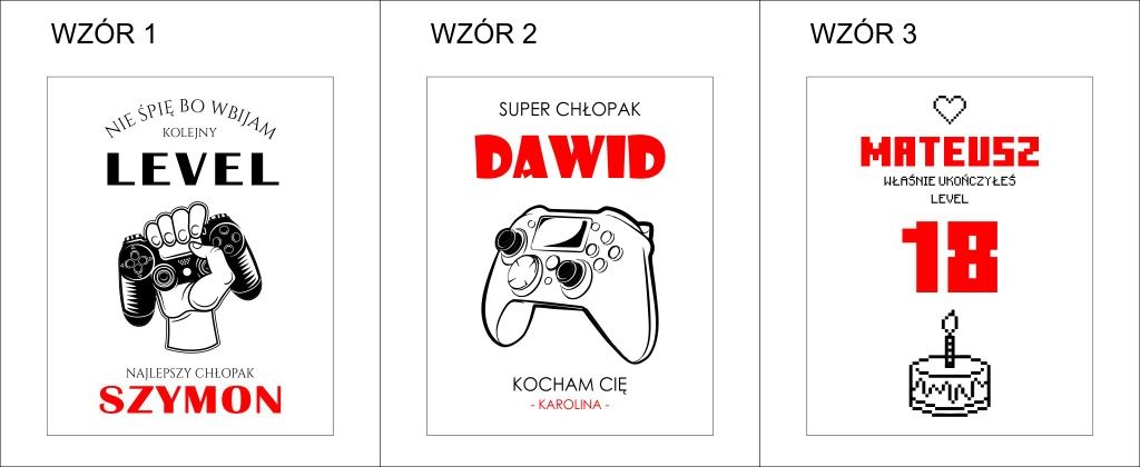 Drewniane opakowanie na grę PS XBOX, grawer, DZIEŃ DZIECKA Walentynki