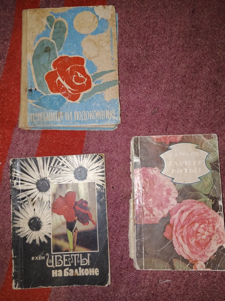 Книги по комнатным цветам и розам