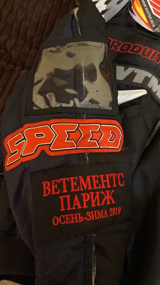 vetements x alpha industries racing bomber jacket