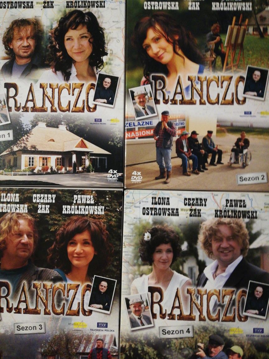 Ranczo, 16 x dvd sezon 1-4.