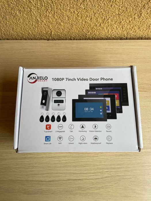 Wideodomofon Tuya 1080P 7 Cal ekran dotykowy Wifi