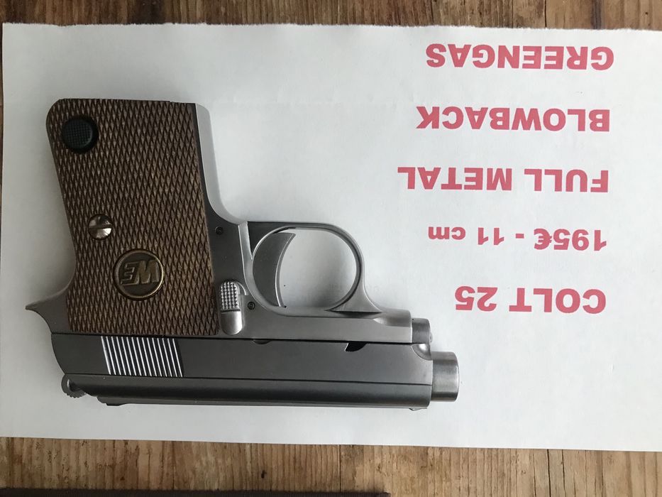 Pistola Airsoft de greengas Colt 25 - Glock 19 - Glock 18C