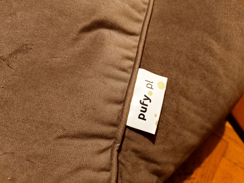 Fotel pufa z wypełnieniem granulkami Undo Amore Plusz fioletowy