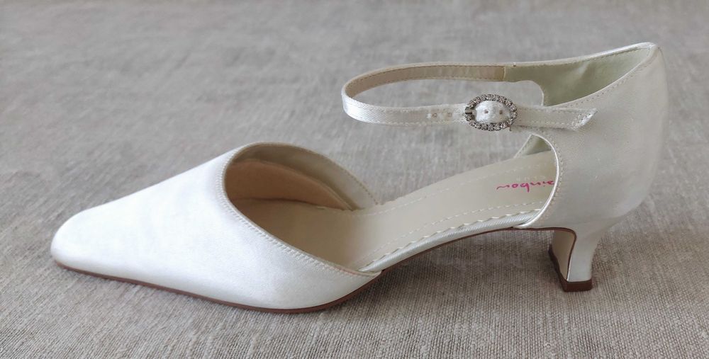 Buty Ślubne Rainbow Club, Satynowe, Rozm. 40 – Nowe z Metką