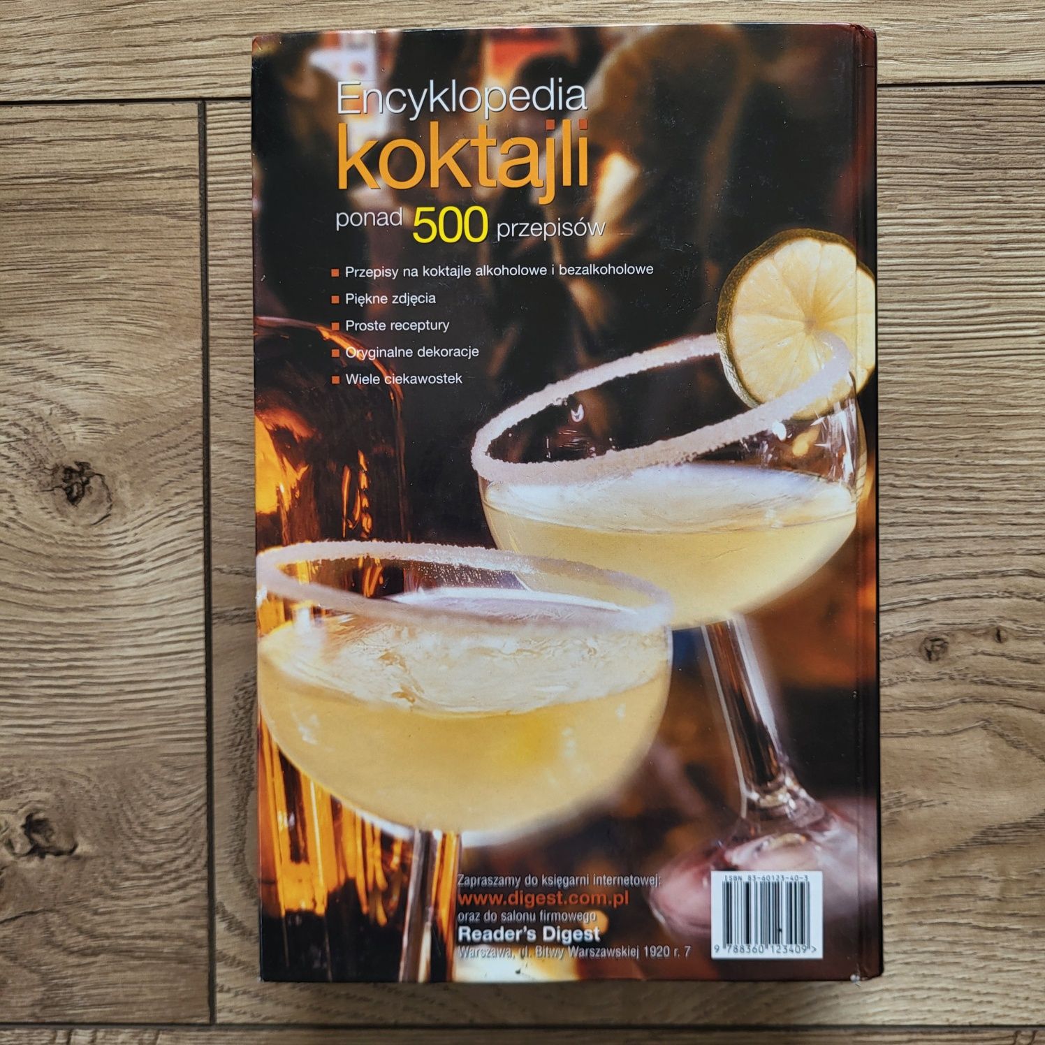 Encyklopedia koktajli książka barman