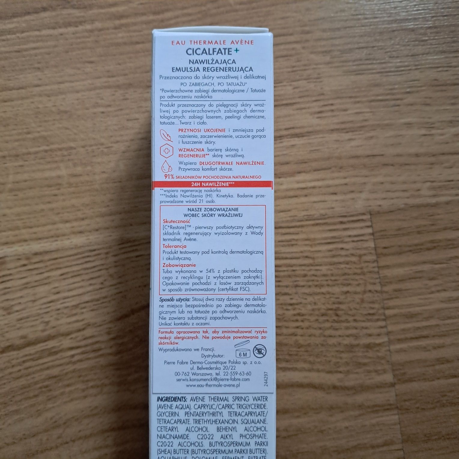 Avene Cicalfate+ emulsja do skóry po zabiegach i po tatuażu