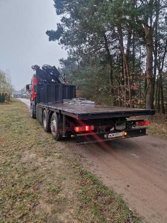 Usługi HDS, dźwigowe, transportowe - HDS 9 ton, wysięg 19 metrów