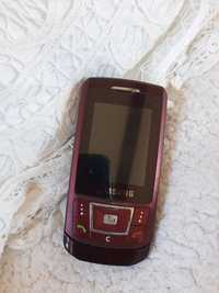 Samsung d900i telefon komórkowy bordowy czerwony