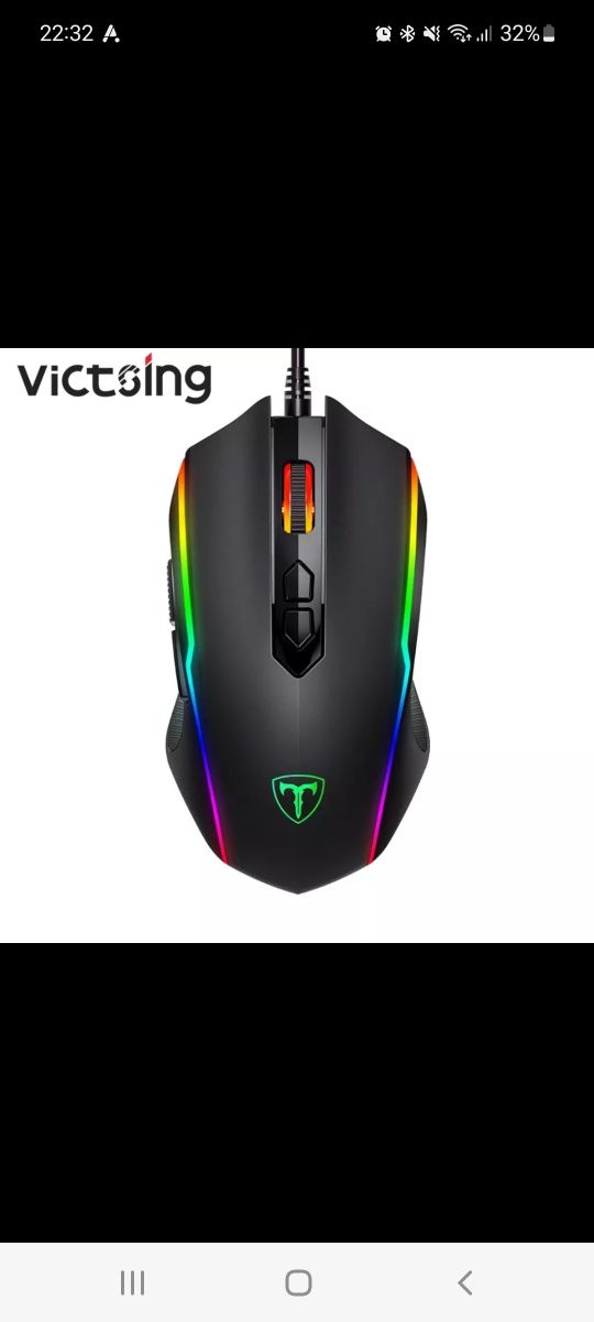 Myszka gamingowa na kablu VicTsing RGB