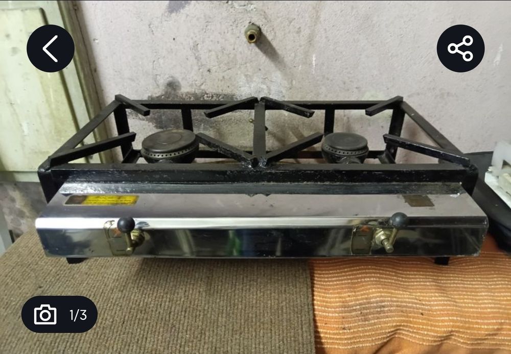 Vendo fogareiro fogão duas bocas.  A funcionar