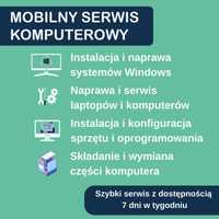 Mobilny Serwis Komputerowy, Naprawa komputerów oraz laptopów PL/RU