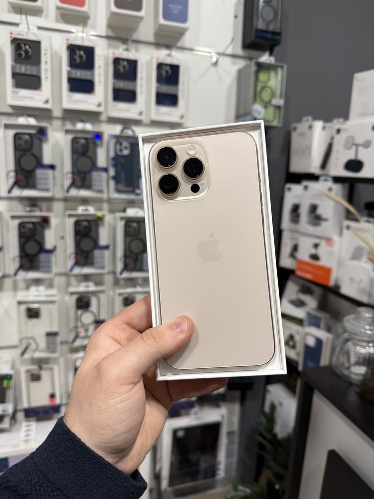New open iphone 16 pro max 256gb desert, black