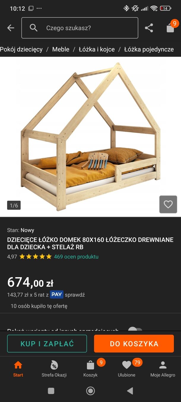 Sprzedam łóżko dziecięce z materacem