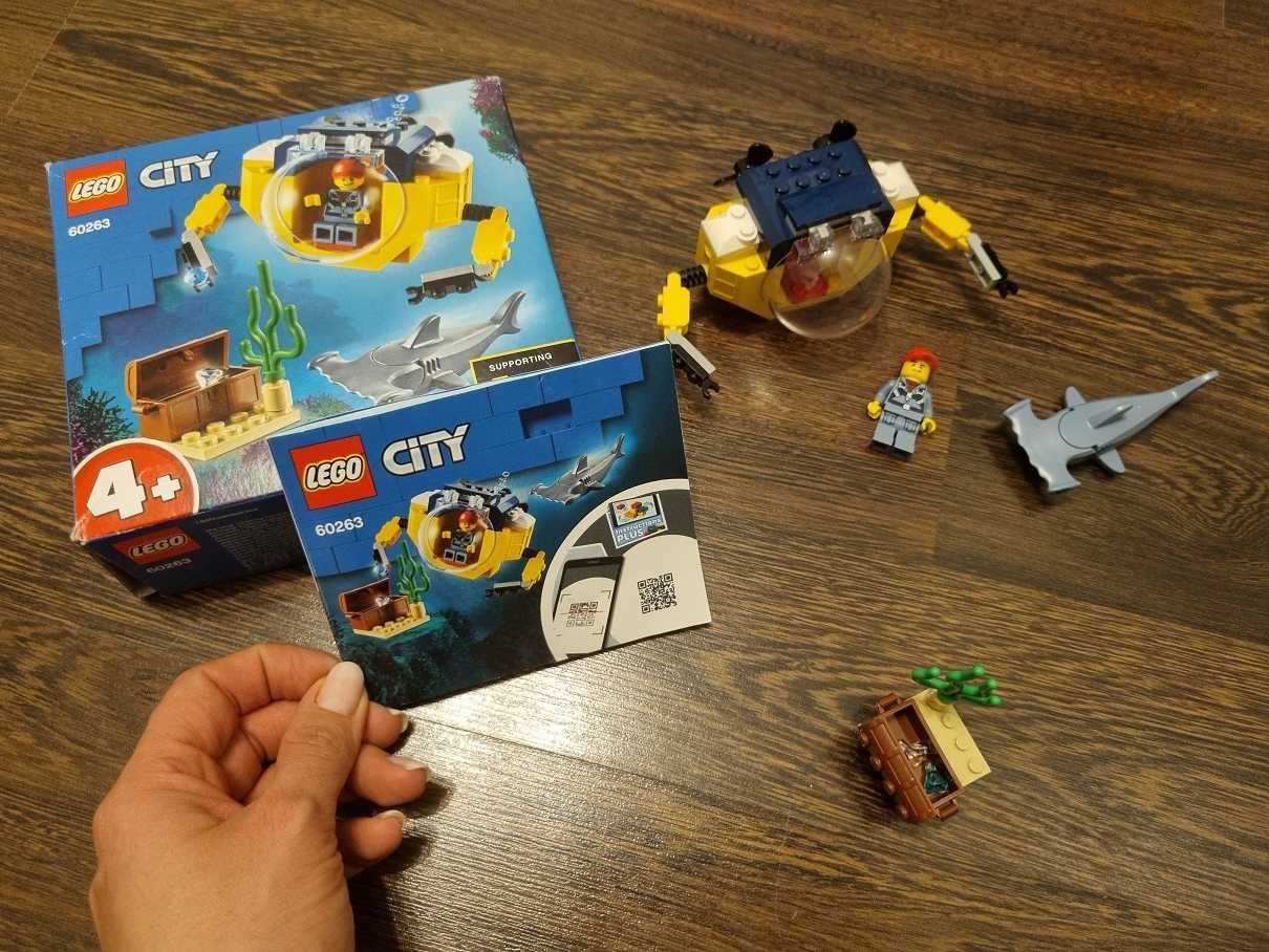 Klocki LEGO City60263 Oceaniczna miniłódź podwodna