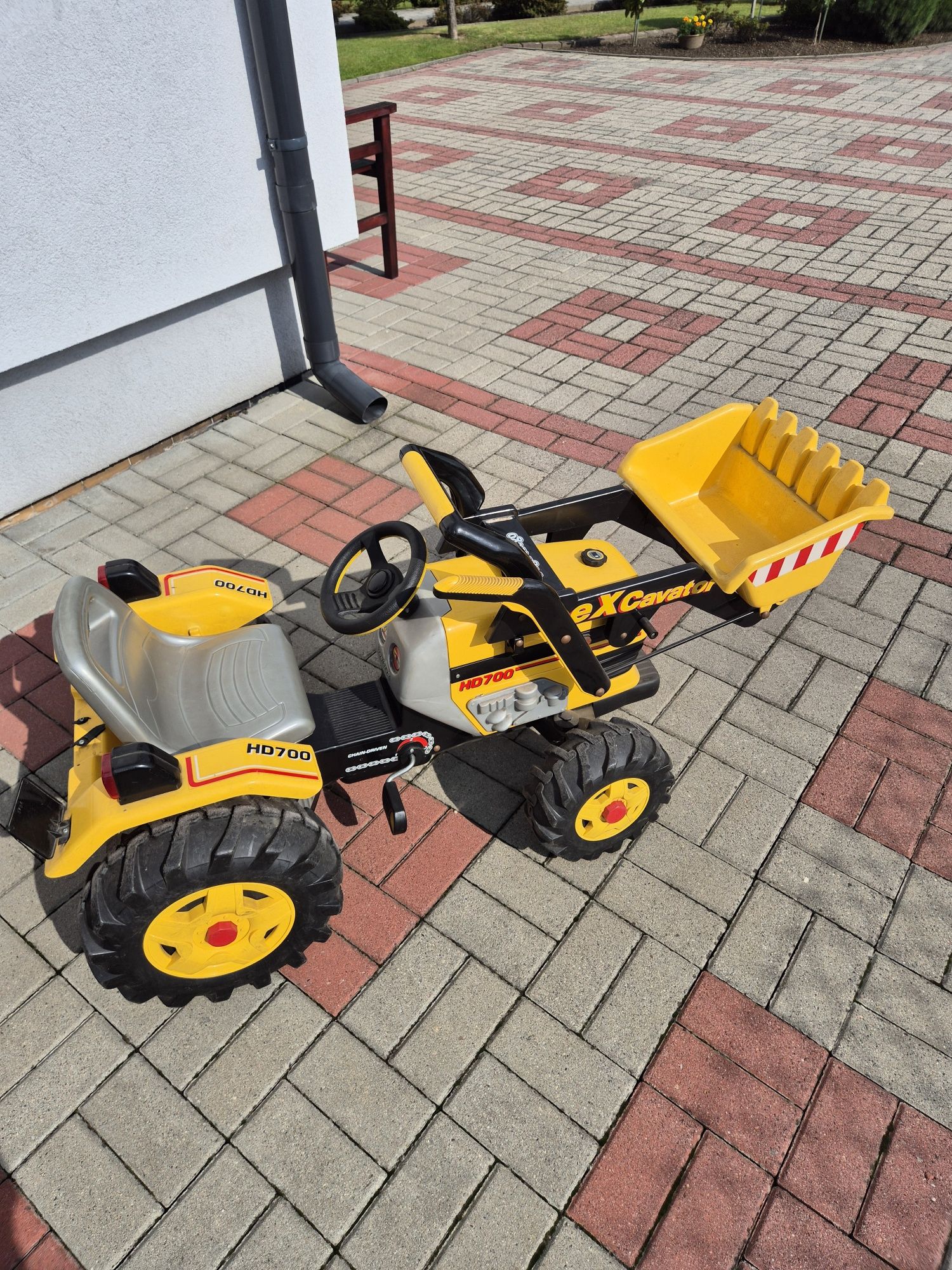 Koparka traktor na pedała peg perego