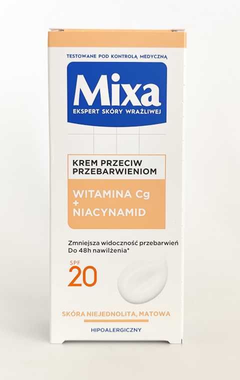 Mixa Krem do twarzy przeciw przebarwieniom Witamina C Niacynamid SPF20