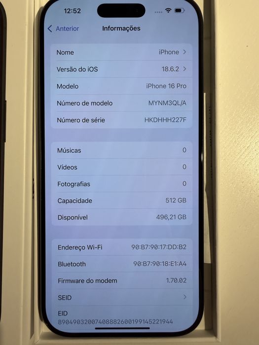iPhone 16 Pro, Black Titanium, 512GB