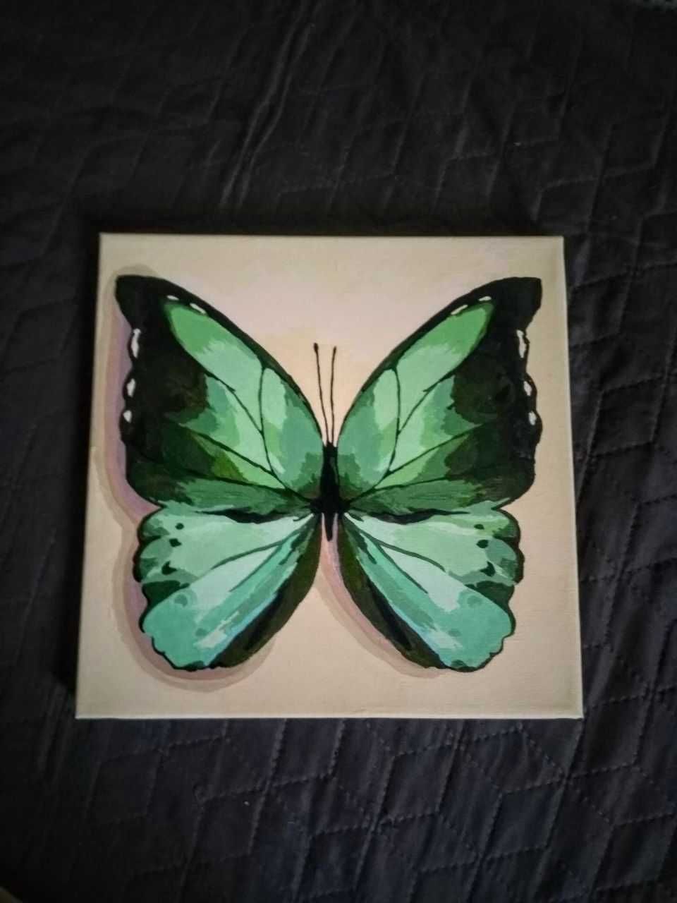 Картини "Яскраві метелики" 25*25 см