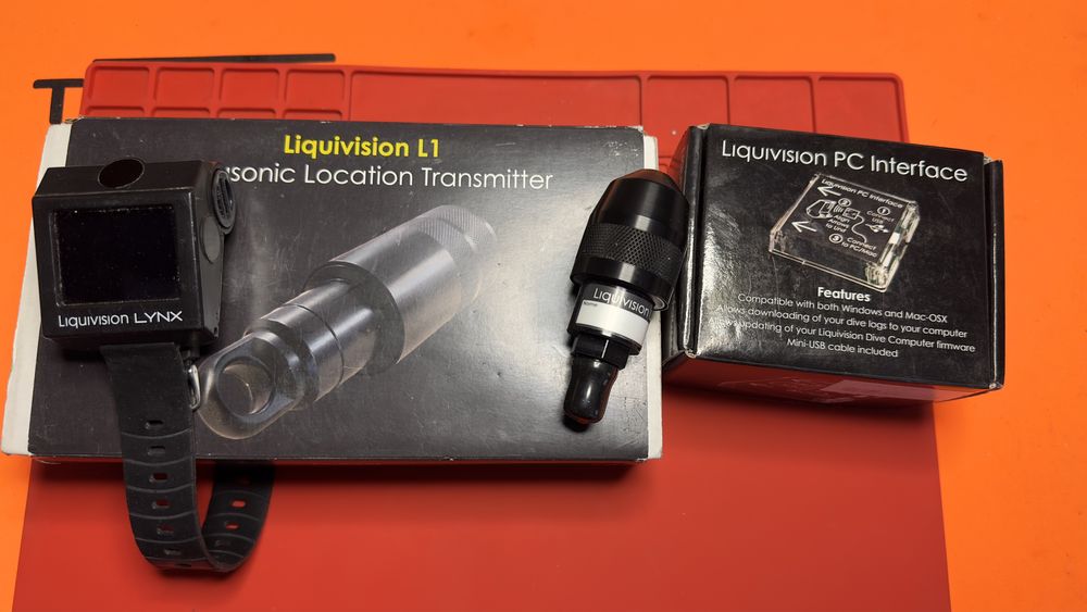 Komputer nurkowy Liqivision Lynx + czujnik ciśnienia + lokalizator