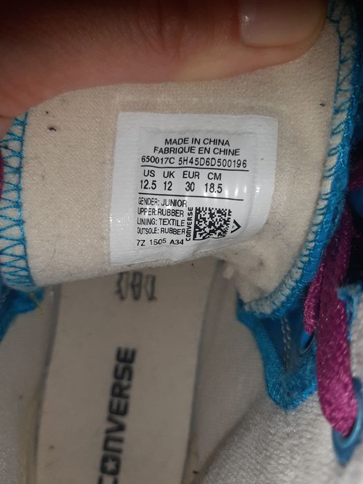 Converse trampki r. 30