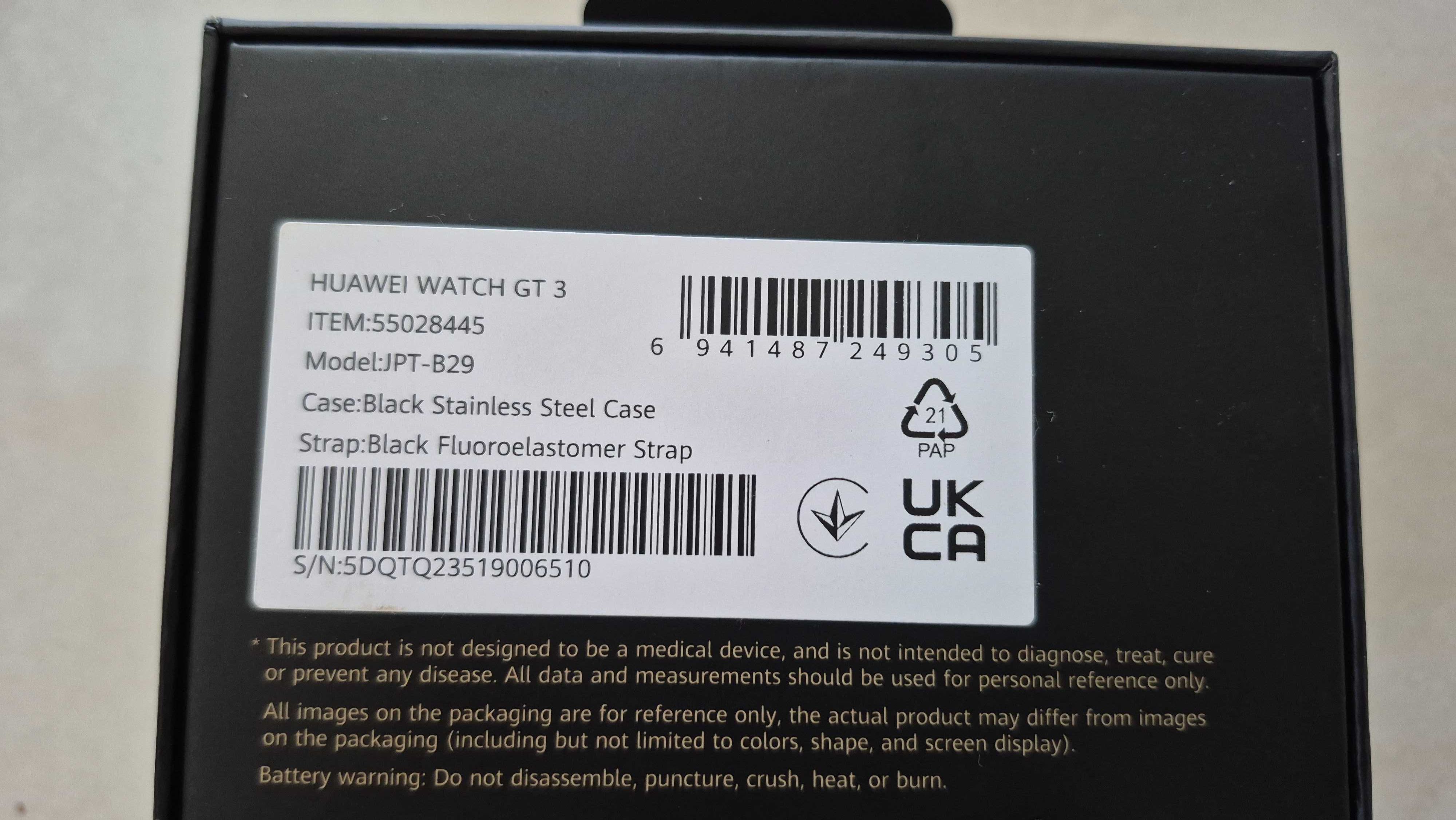 Smartwatch Huawei Watch GT 3