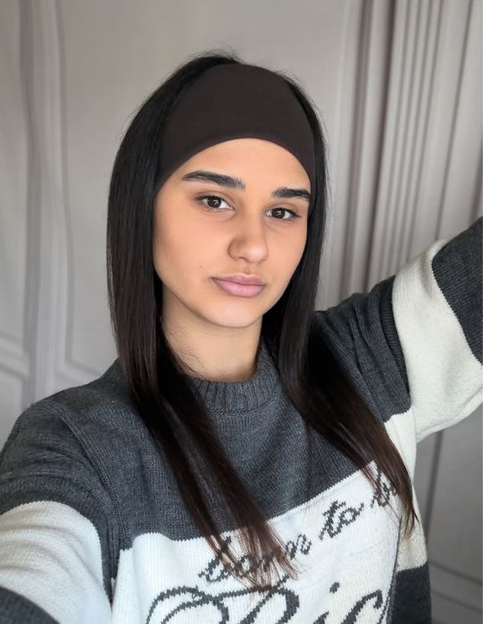 Повʼяка на голову жіноча, трендова пов’язка, сплошная повязка оптом