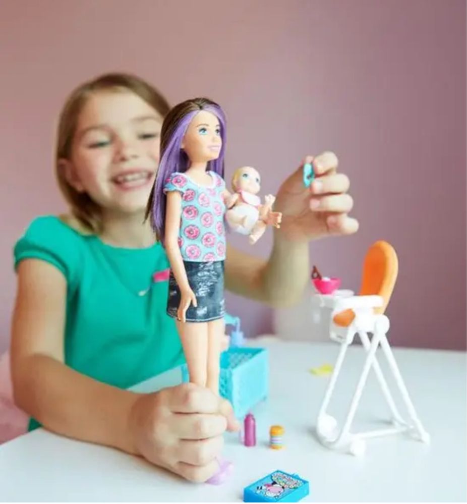 Barbie Барбі Скипер Skipper набір догляд за малюком
