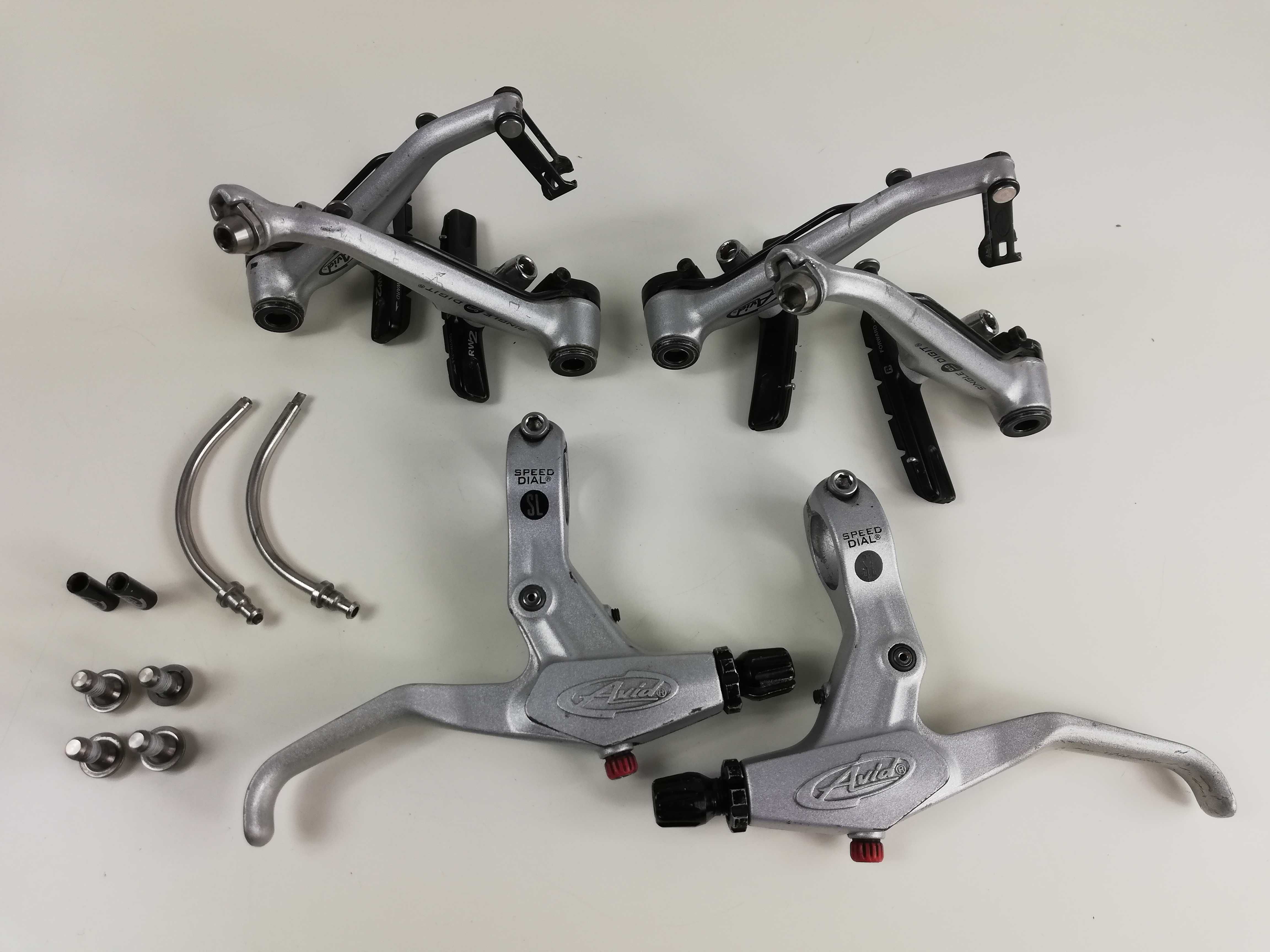 Hamulce V-BRAKE Avid Single Digit SL + Klamki Avid Speed Dial SL / Ti
