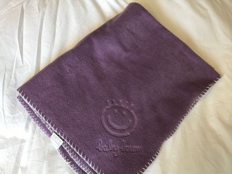 Manta polar para berço bebe marca BABY BOUM