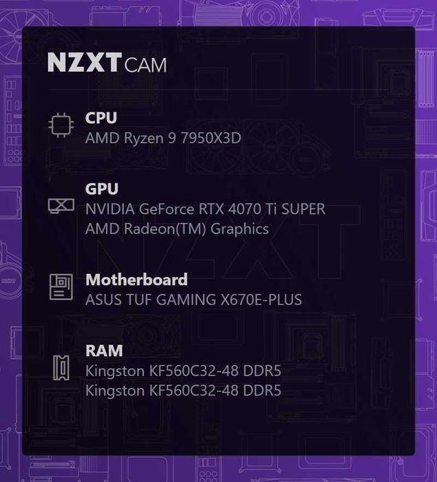 Ігровий / робочий ПК Ryzen 9 7950X3D + RTX 4070 Ti Super | 96GB DDR5