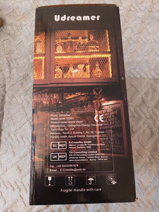 Вініловий програвач Udreamer UD006