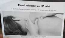 Voucher na masaż 60min Miedzylesie