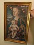 Quadro antigo com gravura