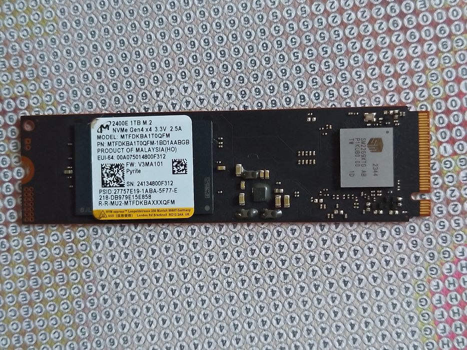 SSD 1TB NVMe Gen4 з ASUS ROG Ally X — Turbo швидкість без гальм