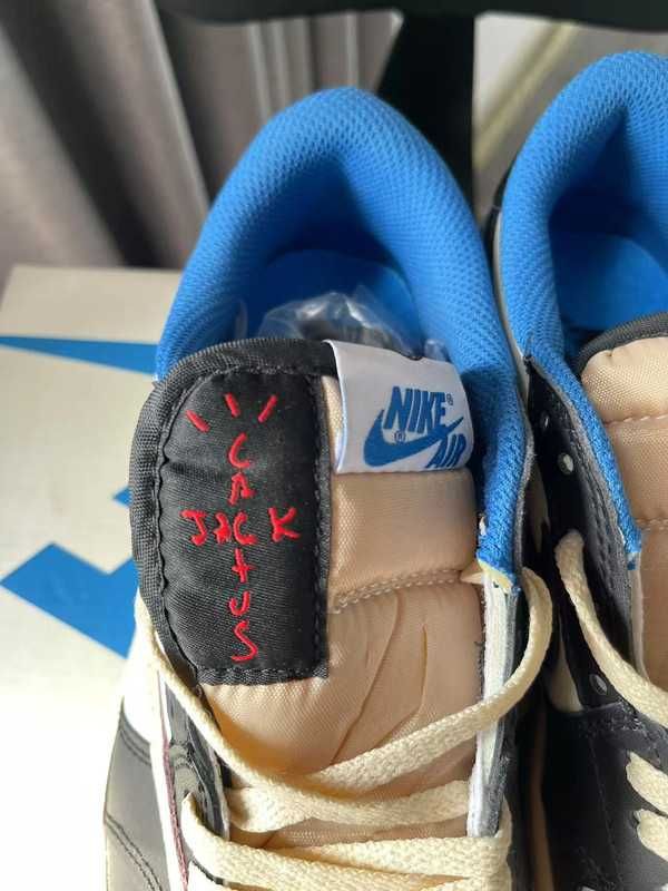 TravisScott\Jordan1*Retro*DamskieNikeAIrniebieski UnisexTrampki.42