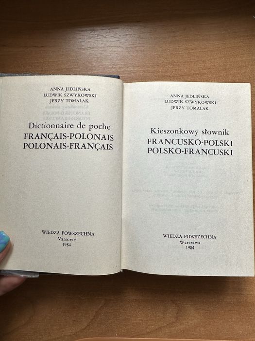 Kieszonkowy słownik polsko-francuski 1984